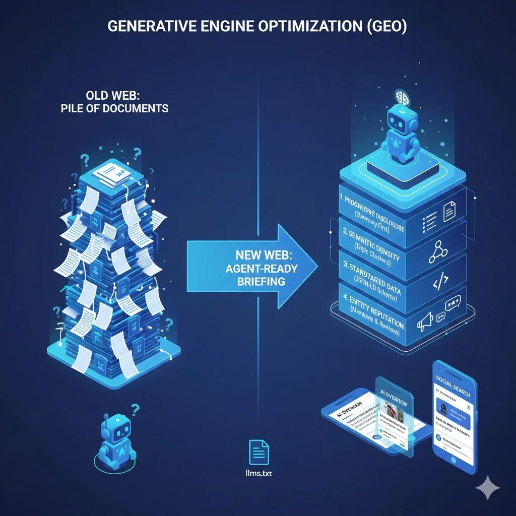 This shift is called Generative Engine Optimization (GEO).