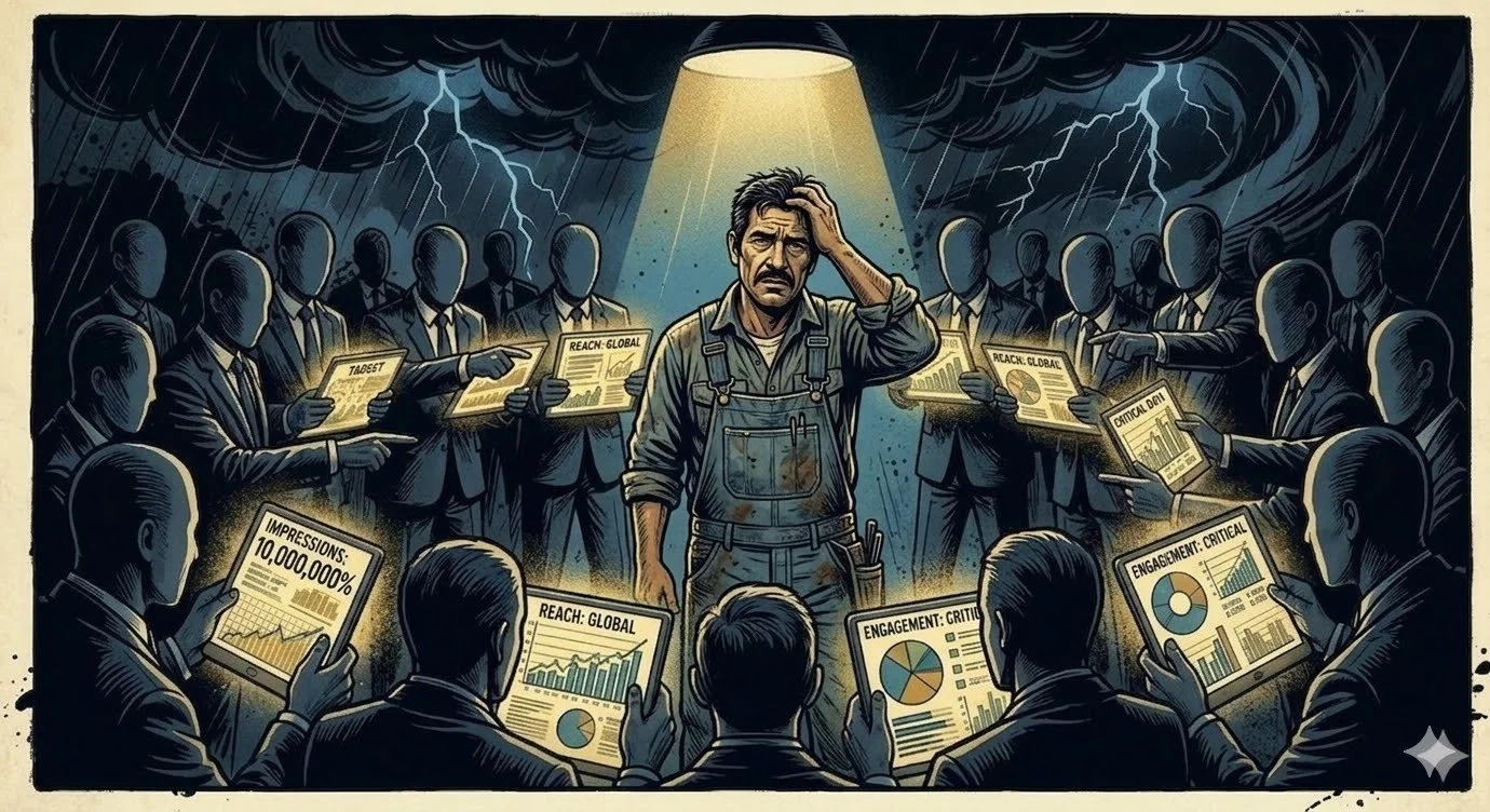 Why the marketing industry treats small business owners as easy targets — and what the data actually says about it