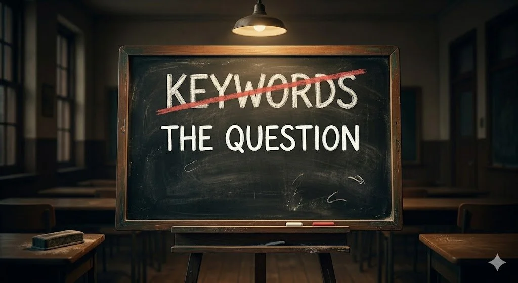 The Keyword Is Dying. The Question Is Everything. 