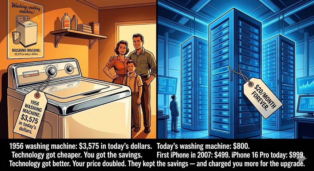 HOW THE LITTLE GUY GETS ABUSED AGAIN. They said AI would make everything cheap. They meant cheap for them.