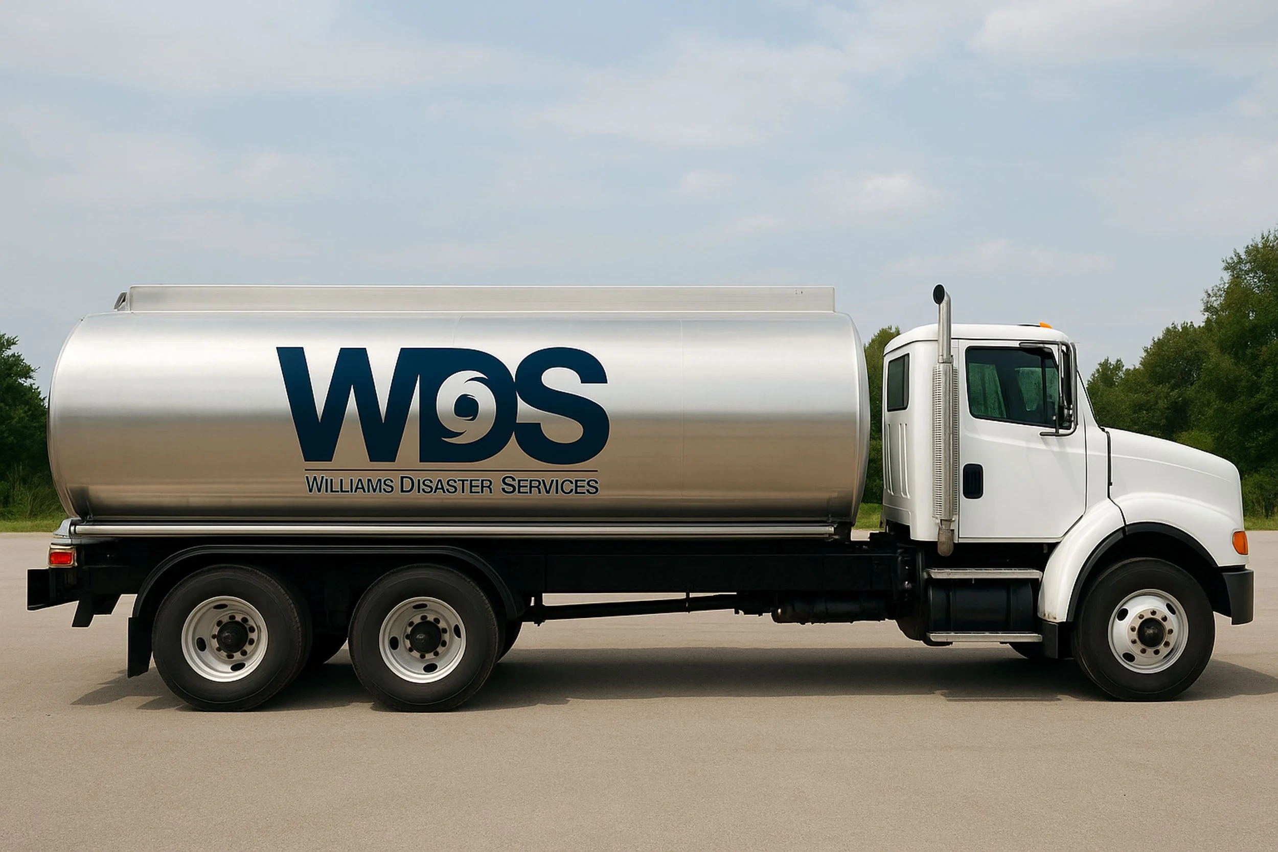 WDS truck bringing emergency fuel