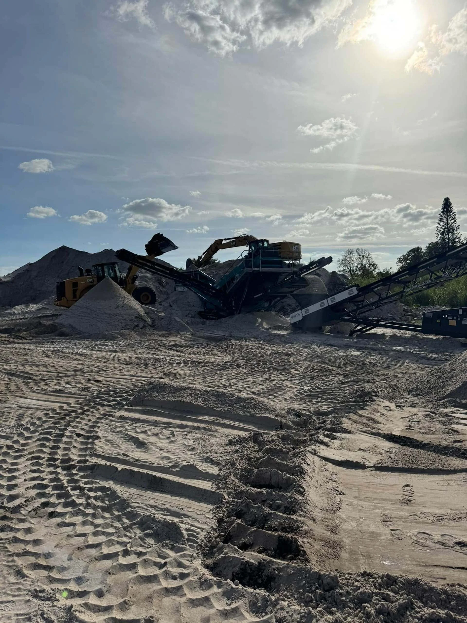 WDS renourishing beach sand