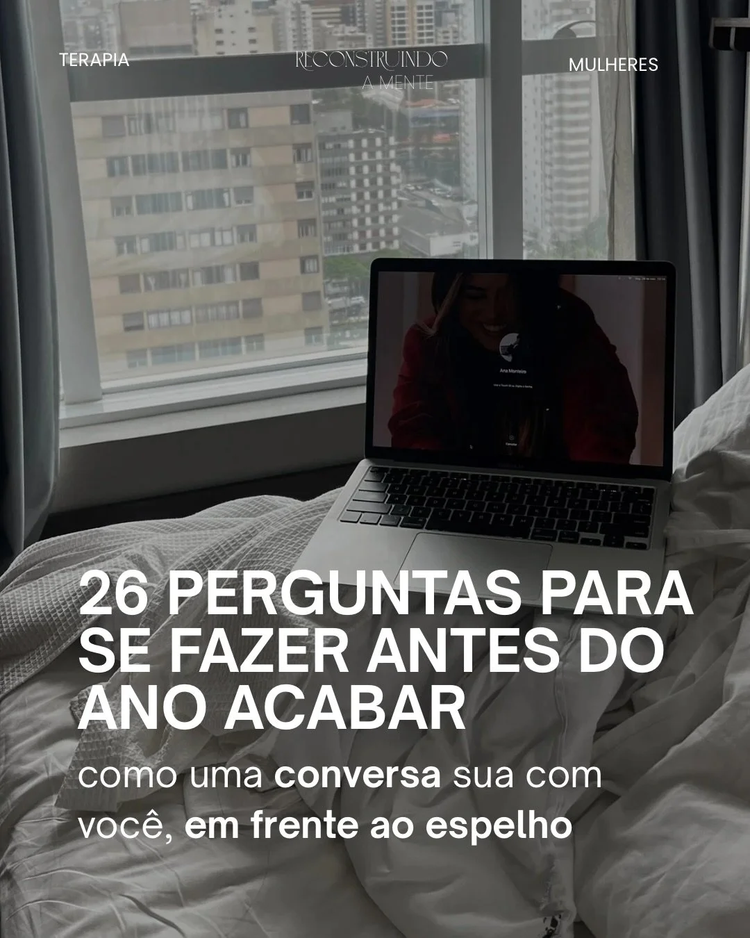 Tem conversas que s&oacute; acontecem quando ningu&eacute;m est&aacute; olhando.
Na frente do espelho, sem plateia, sem personagem, sem resposta certa.

&Eacute; ali que voc&ecirc; percebe o que pesa.
O que cansa.
O que ficou guardado o ano inteiro e