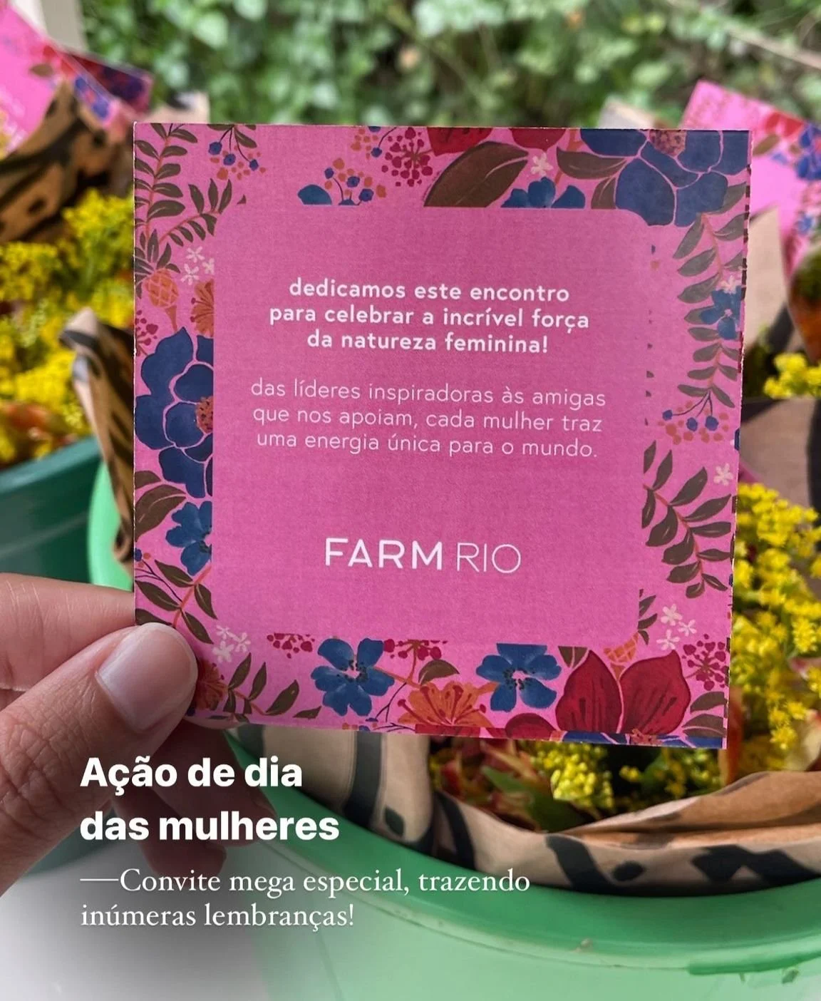 FARM | AÇÃO DE DIA DAS MULHERES 