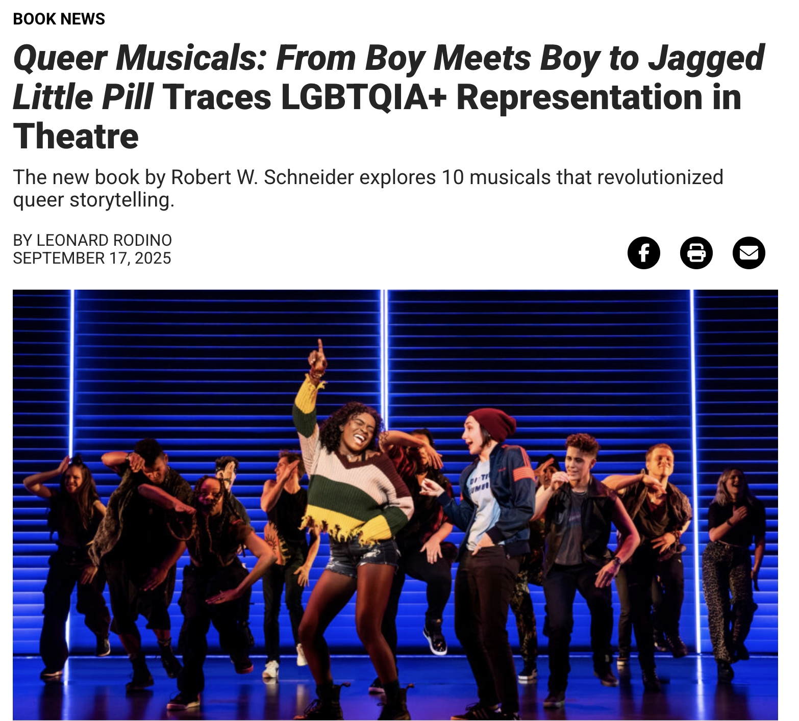 Playbill: Queer Musicals