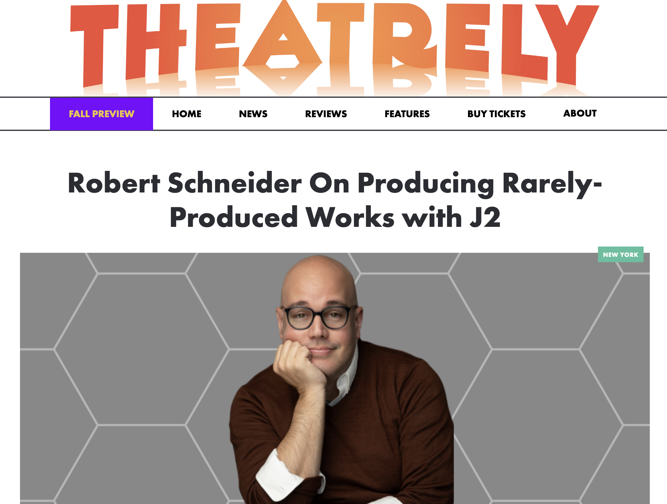 Theatrely: Producing Rare Works w/ J2