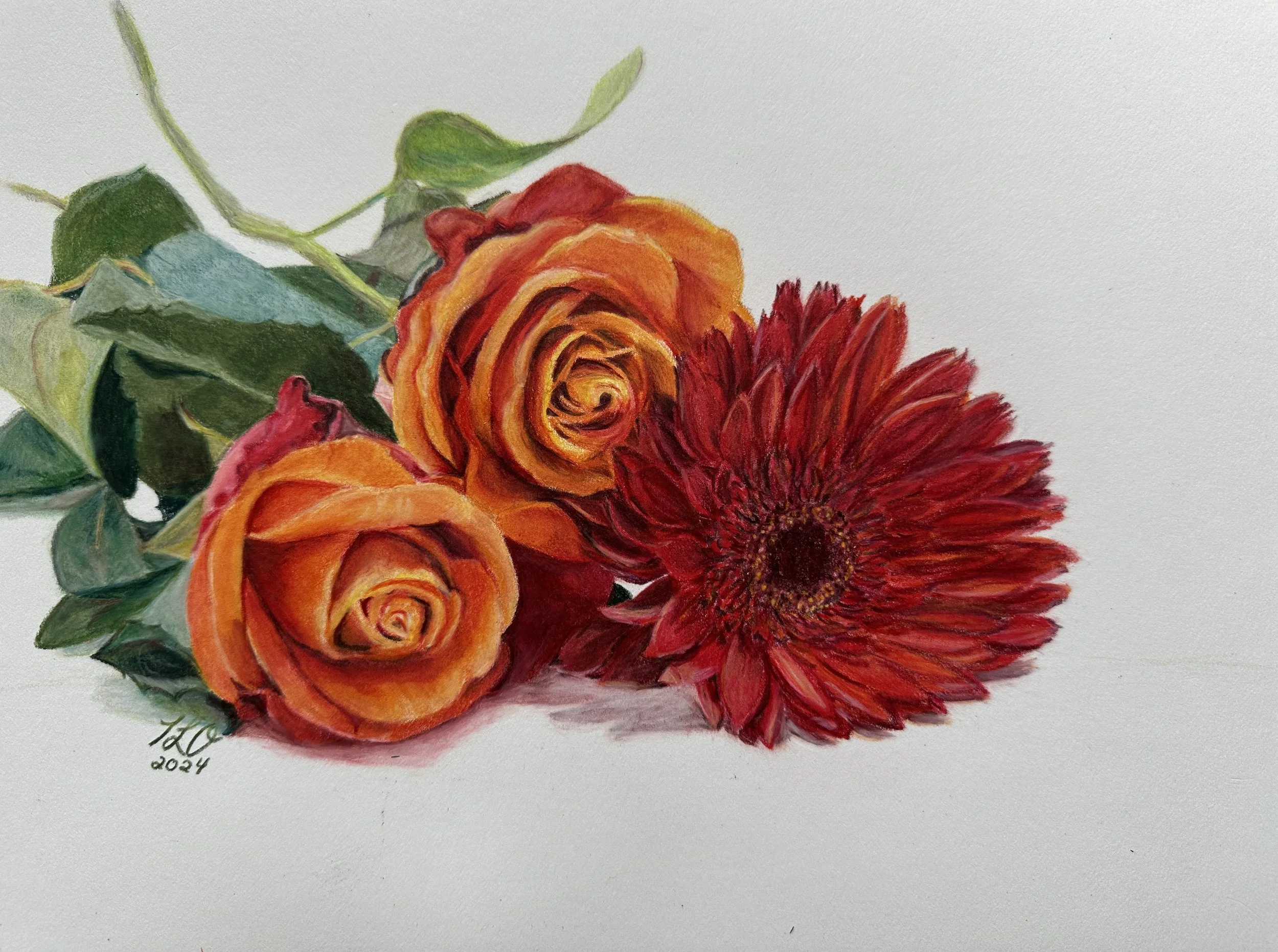 Orange and Red Flowers