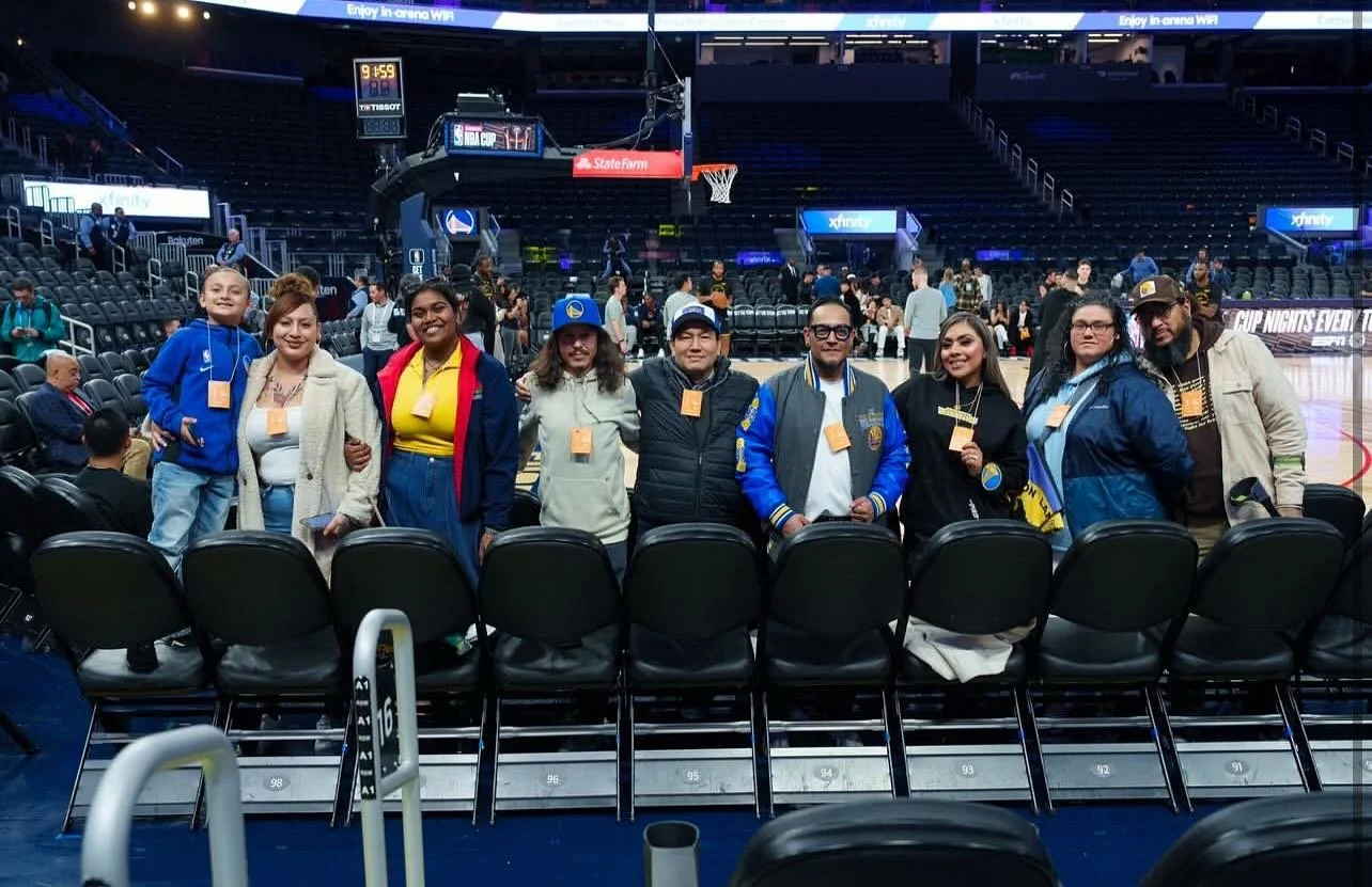 "We welcomed the @mlvs_programs community to @chase_center for the Thrive Zone game day experience.

Mission language and vocational school is a nonprofit organization in the mission District of San Francisco. Their mission is to improve the soc