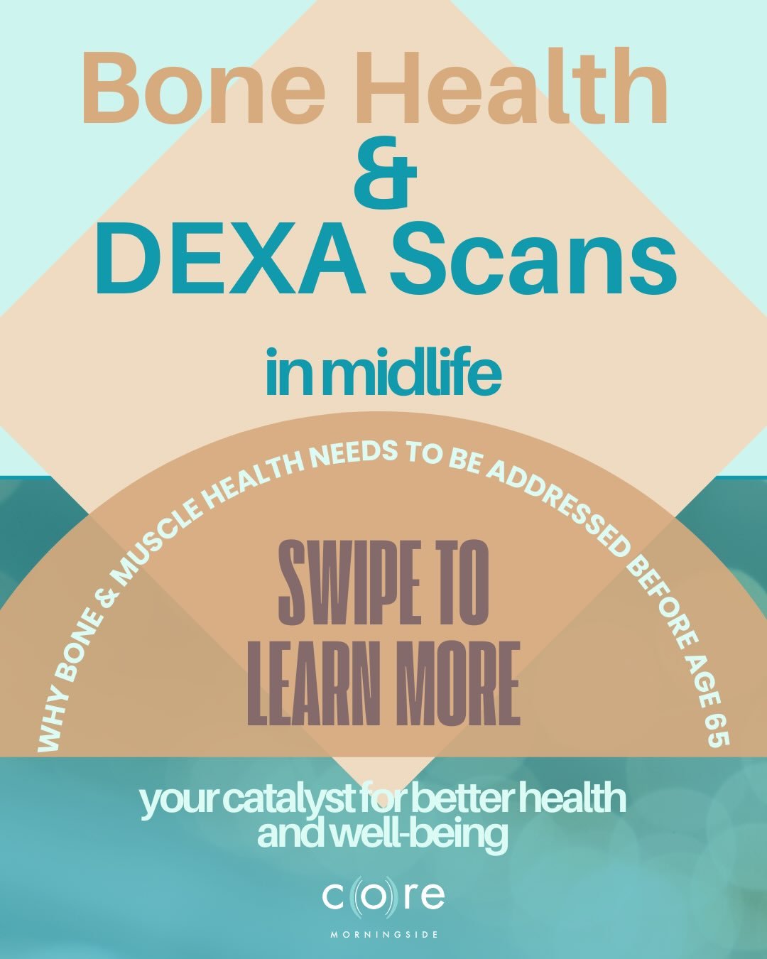 🛑Don&rsquo;t wait until 50+ to start thinking about your bone and muscle health

Bone density and muscle mass can decline faster after menopause than most women are told, and waiting until 65 for a DEXA scan can mean missing an important window for 