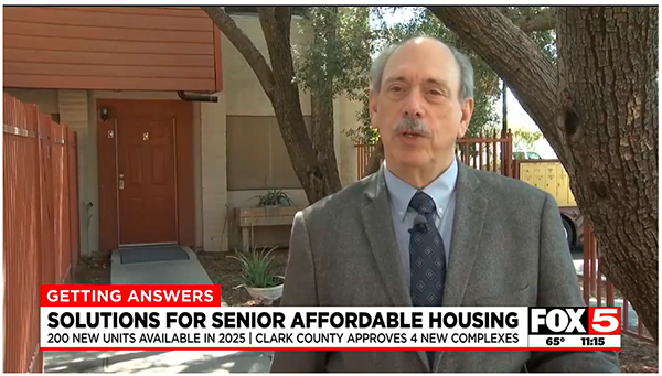 Jeffrey Klein, President &amp; CEO of Nevada Senior Services, Advocates for Affordable Senior Housing on FOX5 Las Vegas