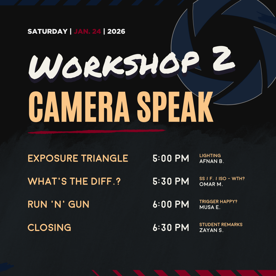 Workshop #2: Camera Speak