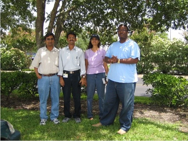 2005 - (L to R) Lokesh, Kishore, Selvi and Cavyn