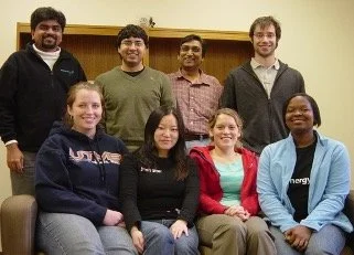 2008 - (L to R standing) Amar, Eric, Lokesh and Casey;  (L to R sitting) Nicole, Ziyan, Leah and Vasthi