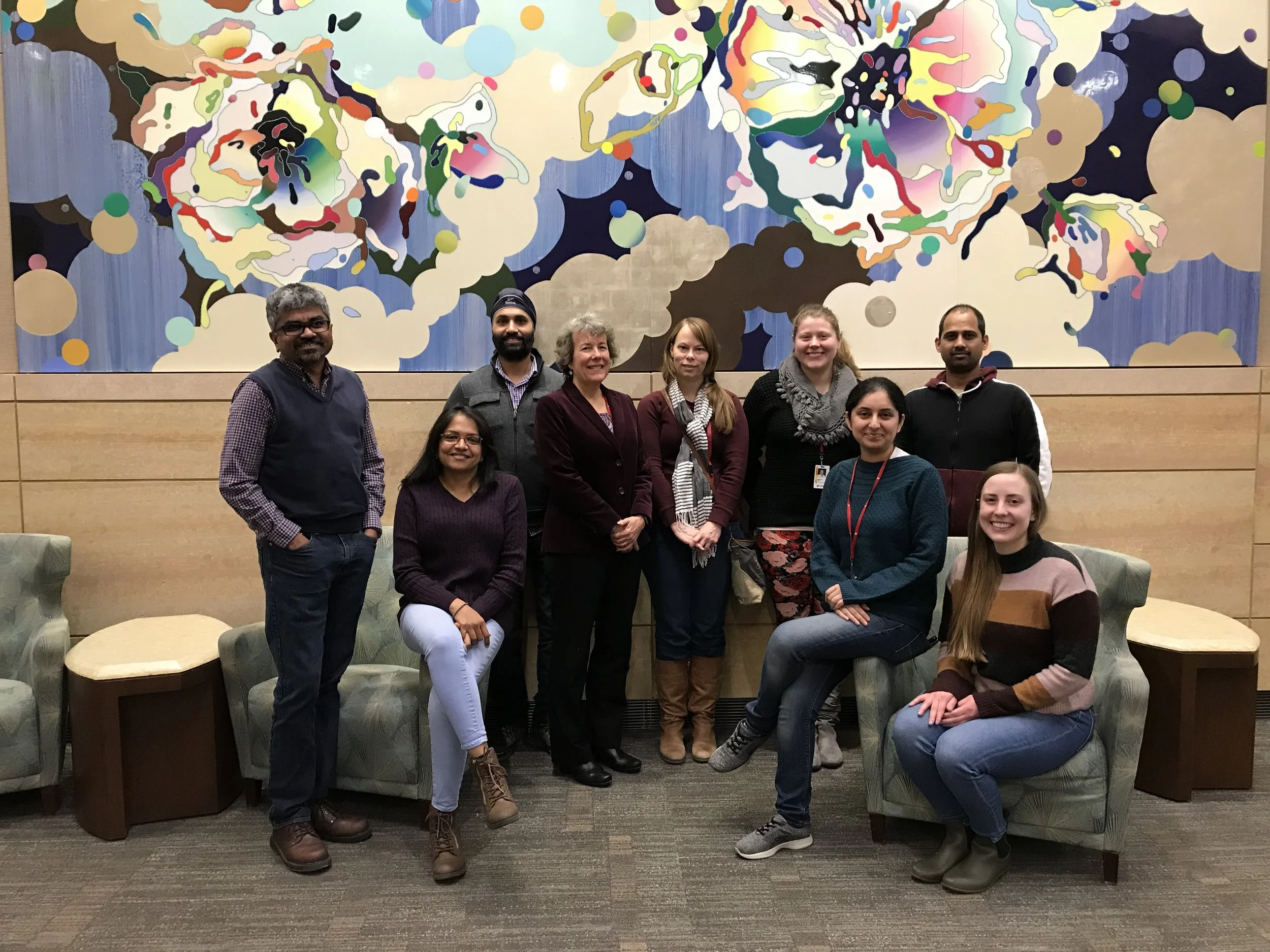 2019 - Amar, Smitha, Sarbjit, Koni, Elizabeth, Hanna, Smit, Jayapal and Sydney