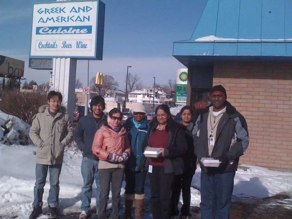 2009 - (L to R) Qianyi, Eric, Ziyan, Vashti, Smitha, Devalina, Abhijah