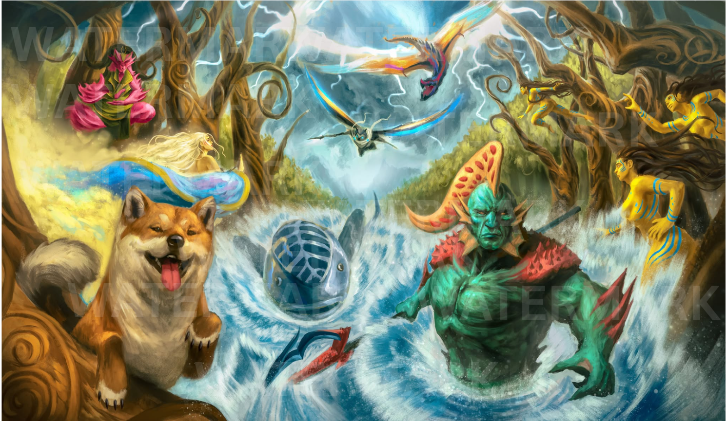 "Kenri Ang Yoshimaru Thrasios" Playmat