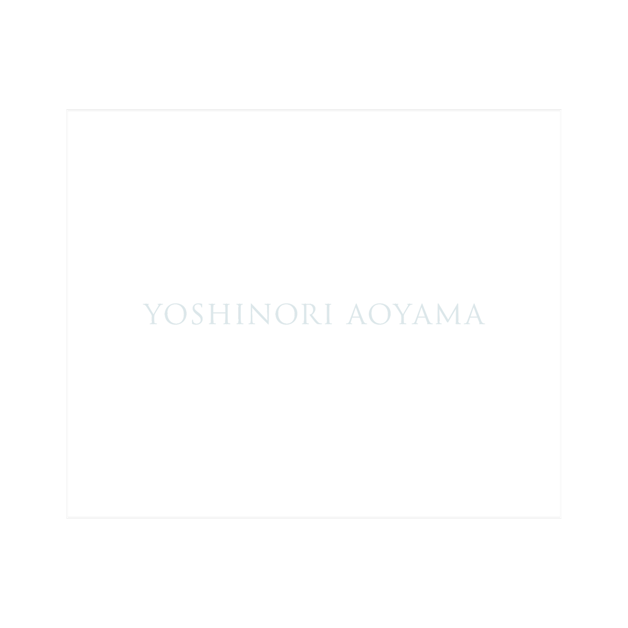 YOSHINORI AOYAMA FOR EYECON 2026