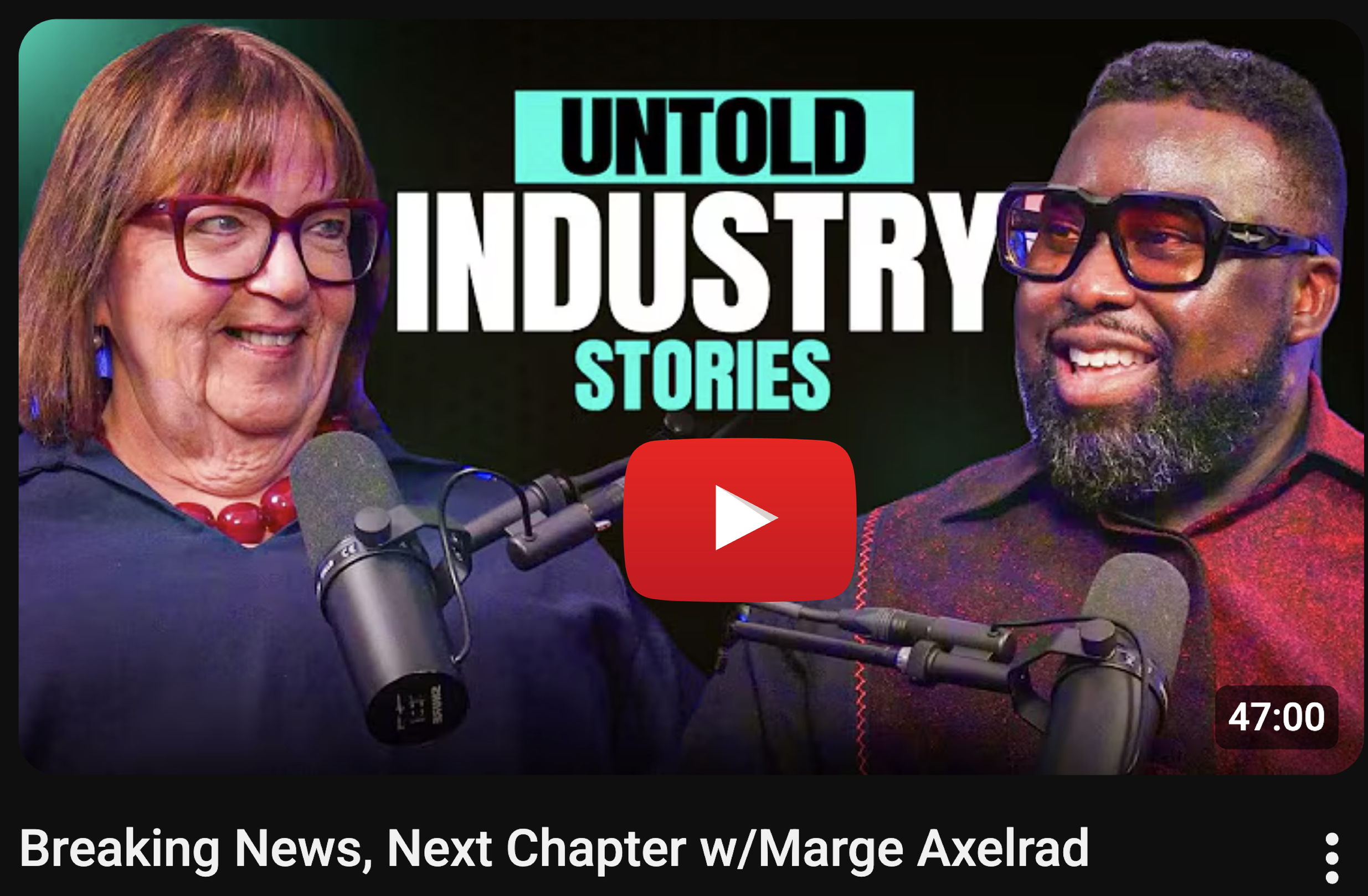  Breaking News, Next Chapter w/Marge Axelrad