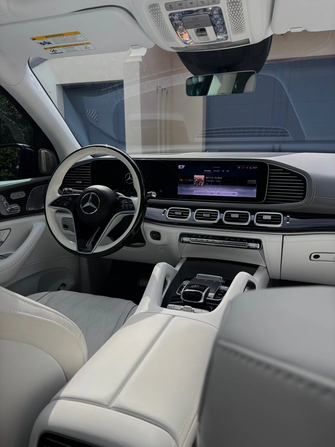 Mercedes-Maybach dashboard after premium interior car detailing service in Naples FL