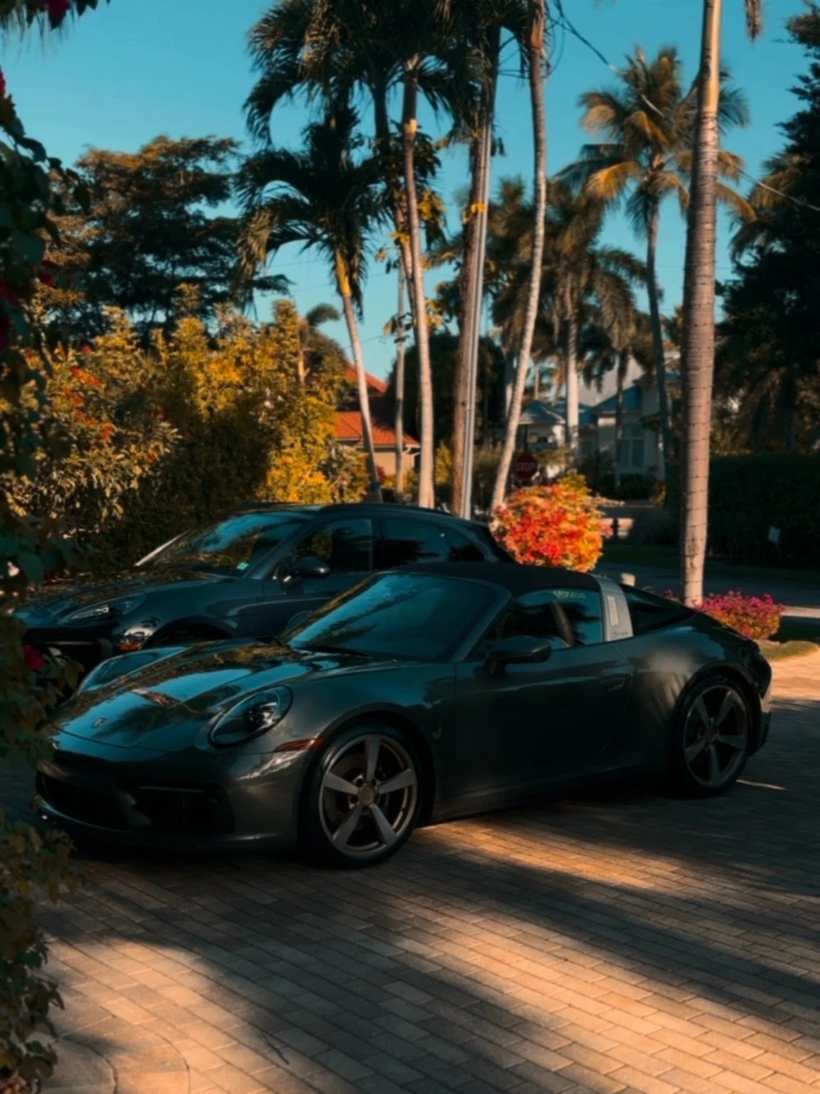 Exterior auto detailing service performed at home in Naples Florida