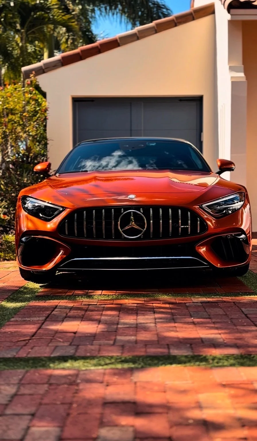 Full exterior car detailing service at home in Naples FL featuring a freshly detailed luxury vehicle with high gloss paint finish.