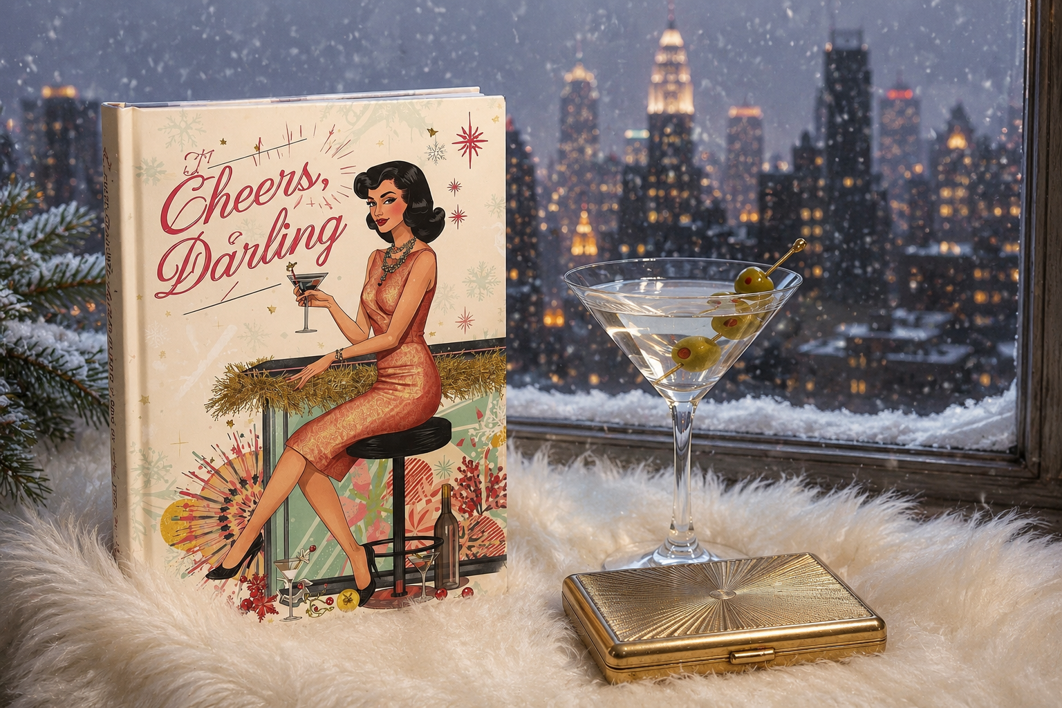 Cheers, Darling: A Holiday Coloring Book For The Frosted &amp; Fabulous
