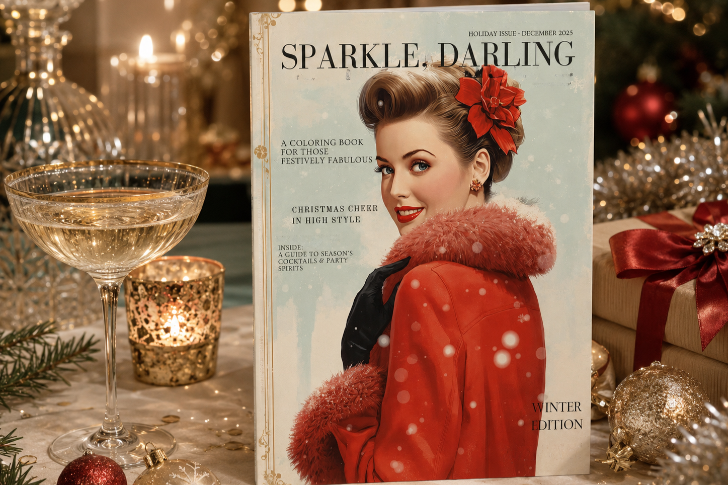 Sparkle, Darling: A Coloring Book for Those Festively Fabulous