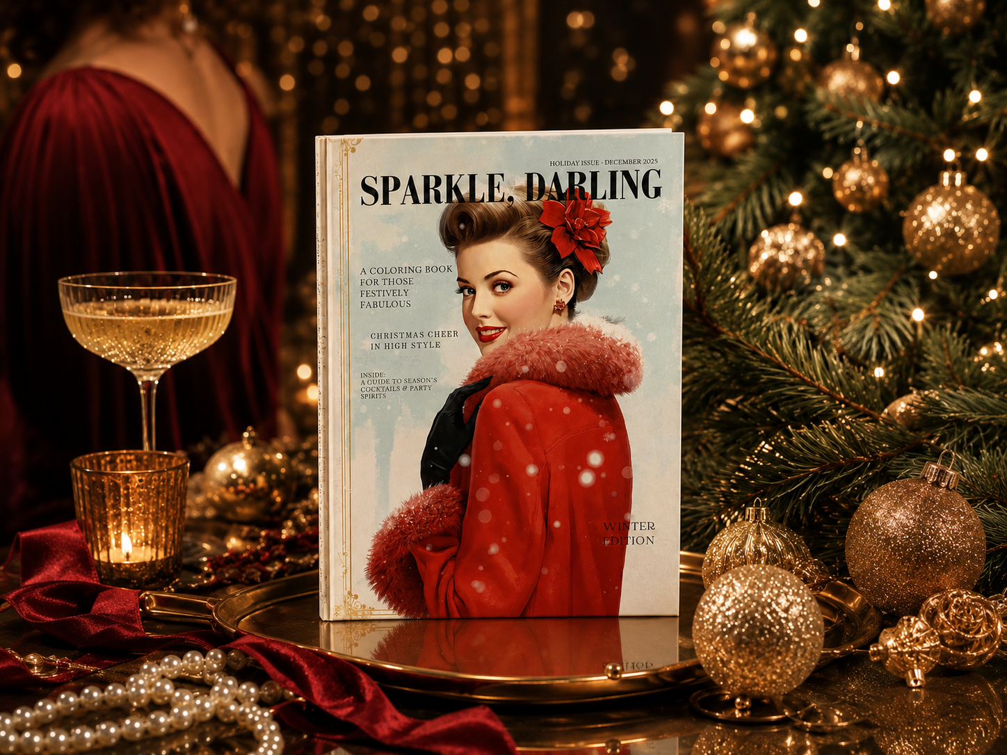 Sparkle, Darling: A Coloring Book for Those Festively Fabulous