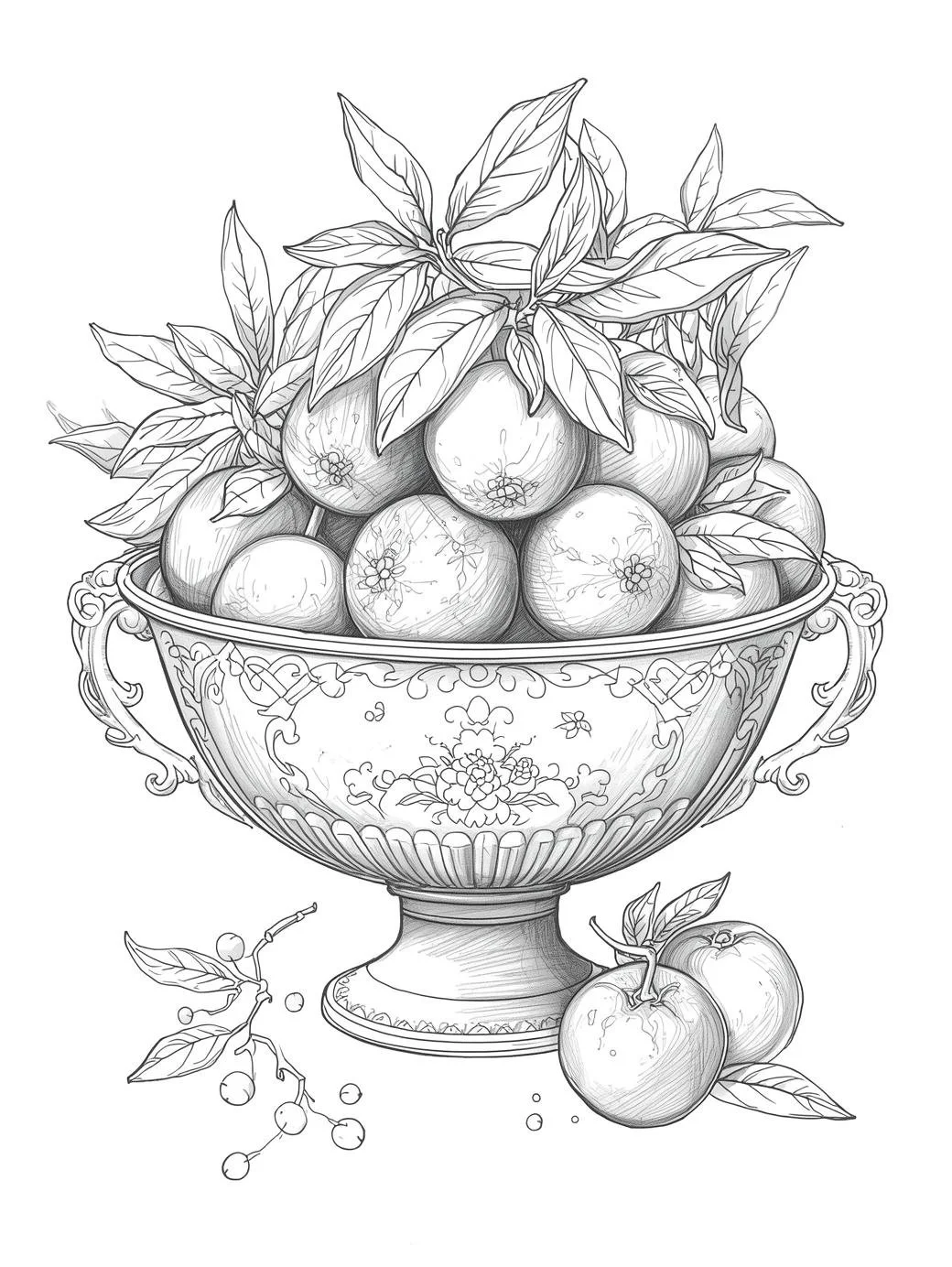 The Porcelain Fruit Bowl