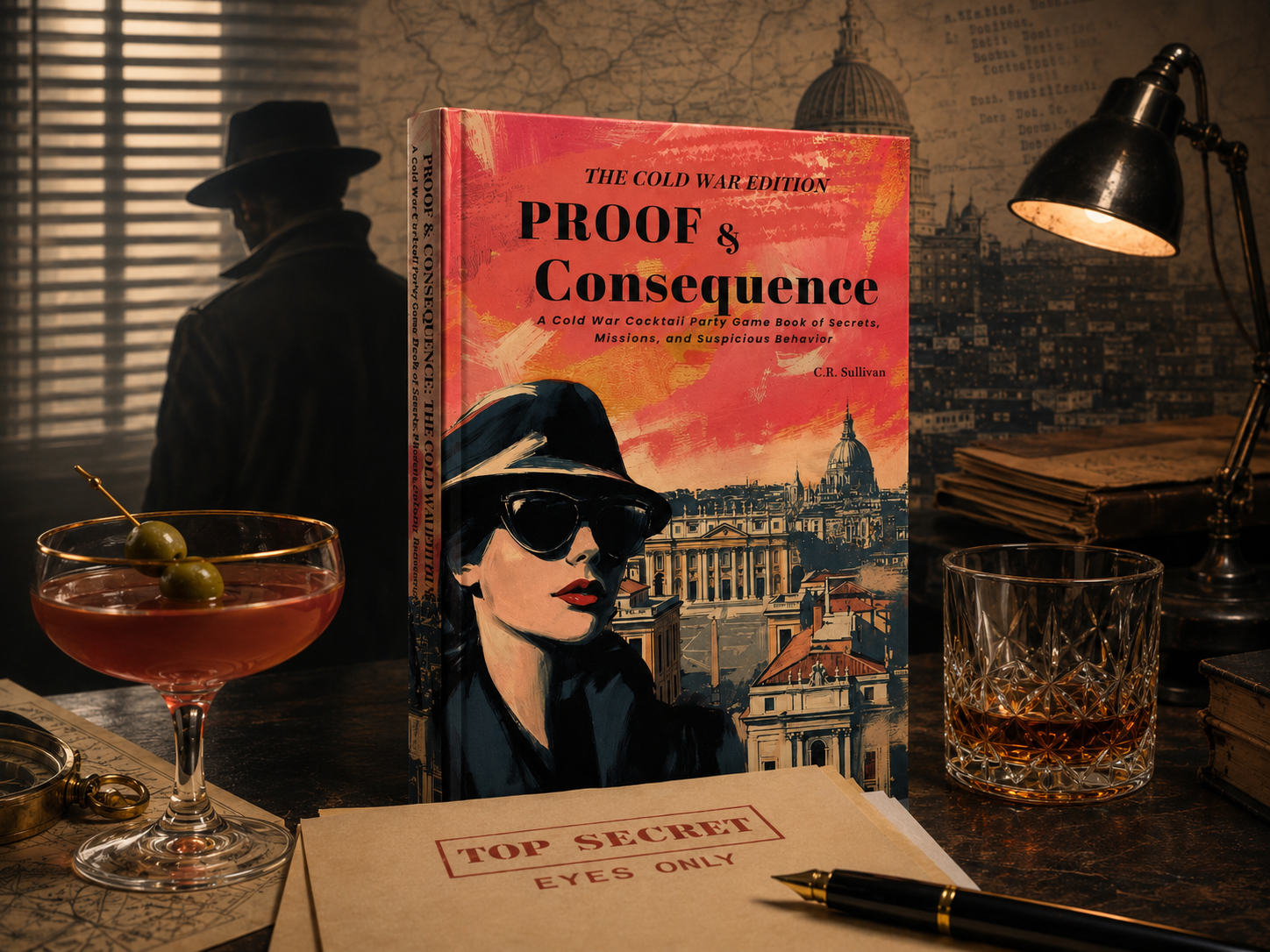 Proof &amp; Consequence Cold War Edition: A Cold War Cocktail Party Game Book of Secrets, Missions, and Suspicious Behavior