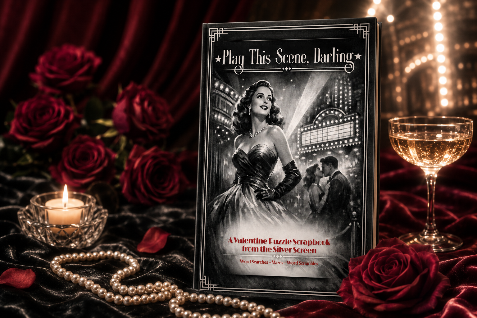 Play This Scene, Darling: A Valentine Puzzle Scrapbook from the Silver Screen