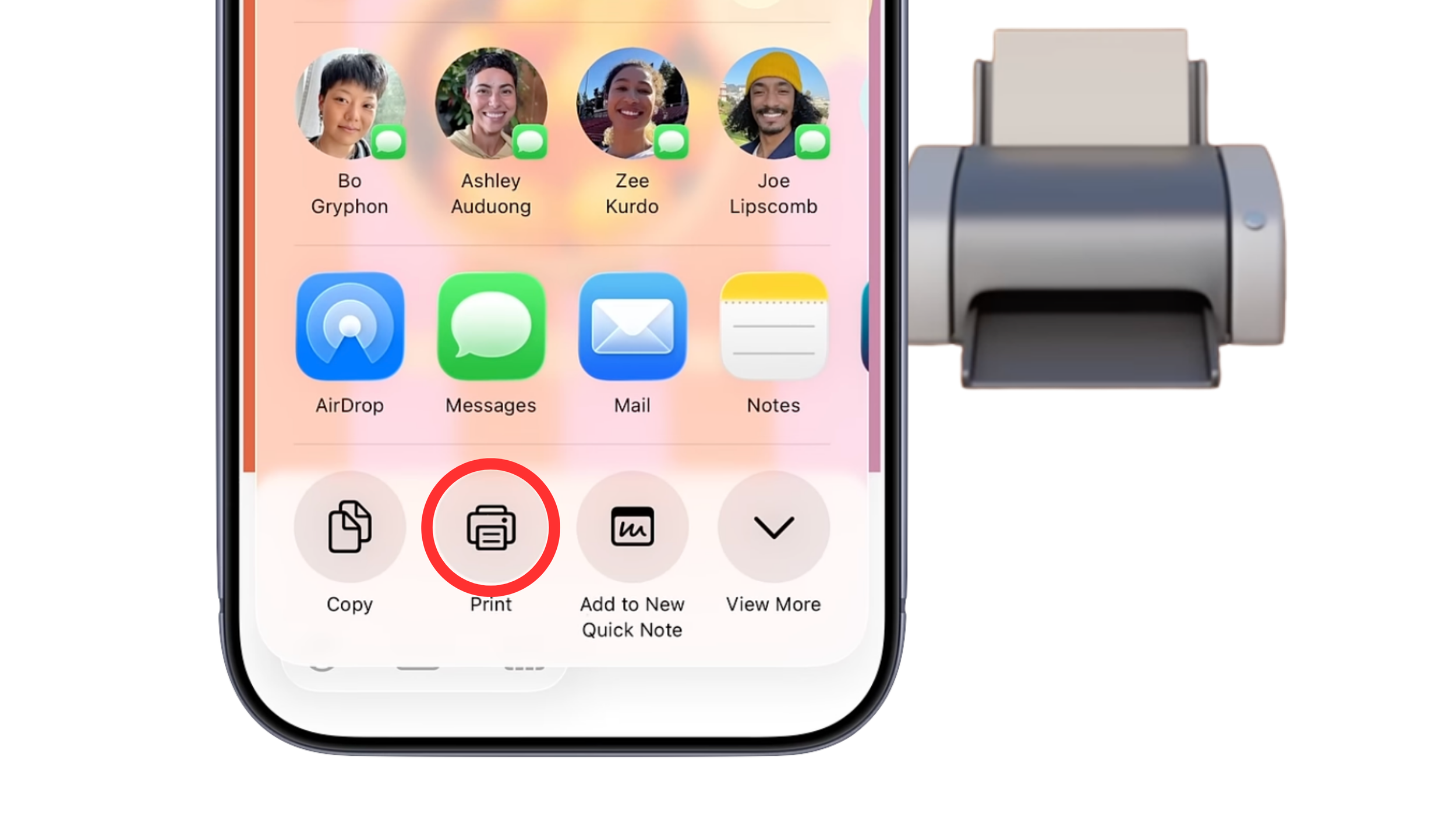 How to print from your iPhone
