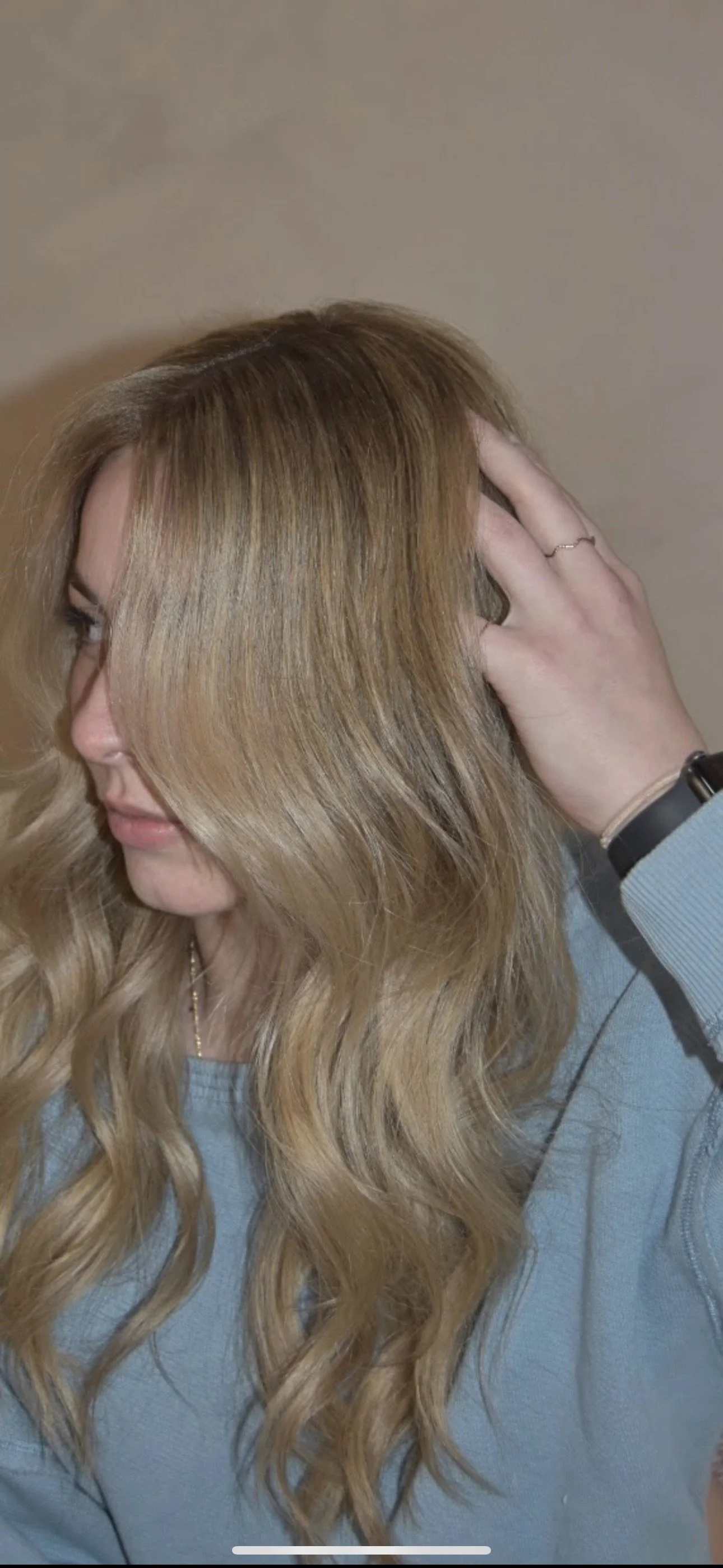 lived in blonde extensions