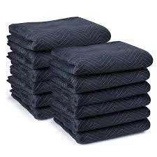 Stacked folded black pillows