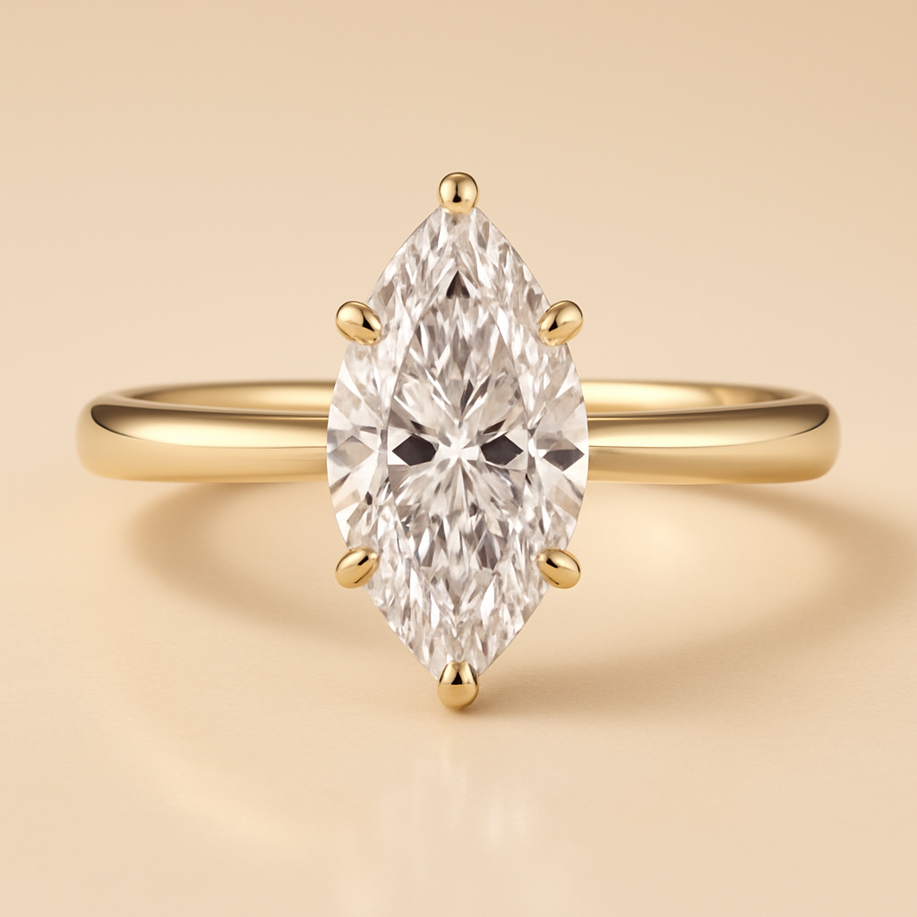 Marquise Solitaire Ring