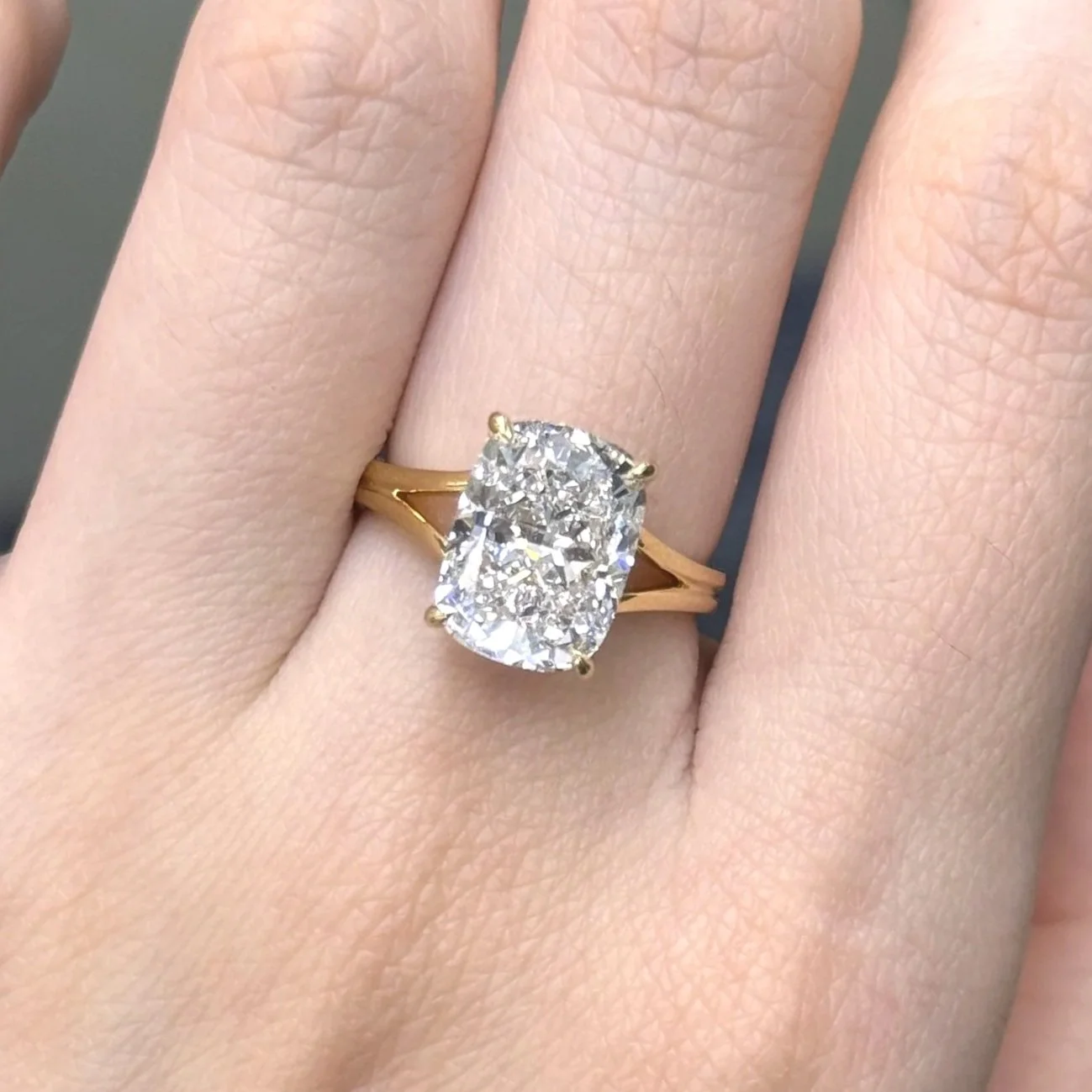 Jackie’s Anniversary Ring: A Cushion-Cut Love Story