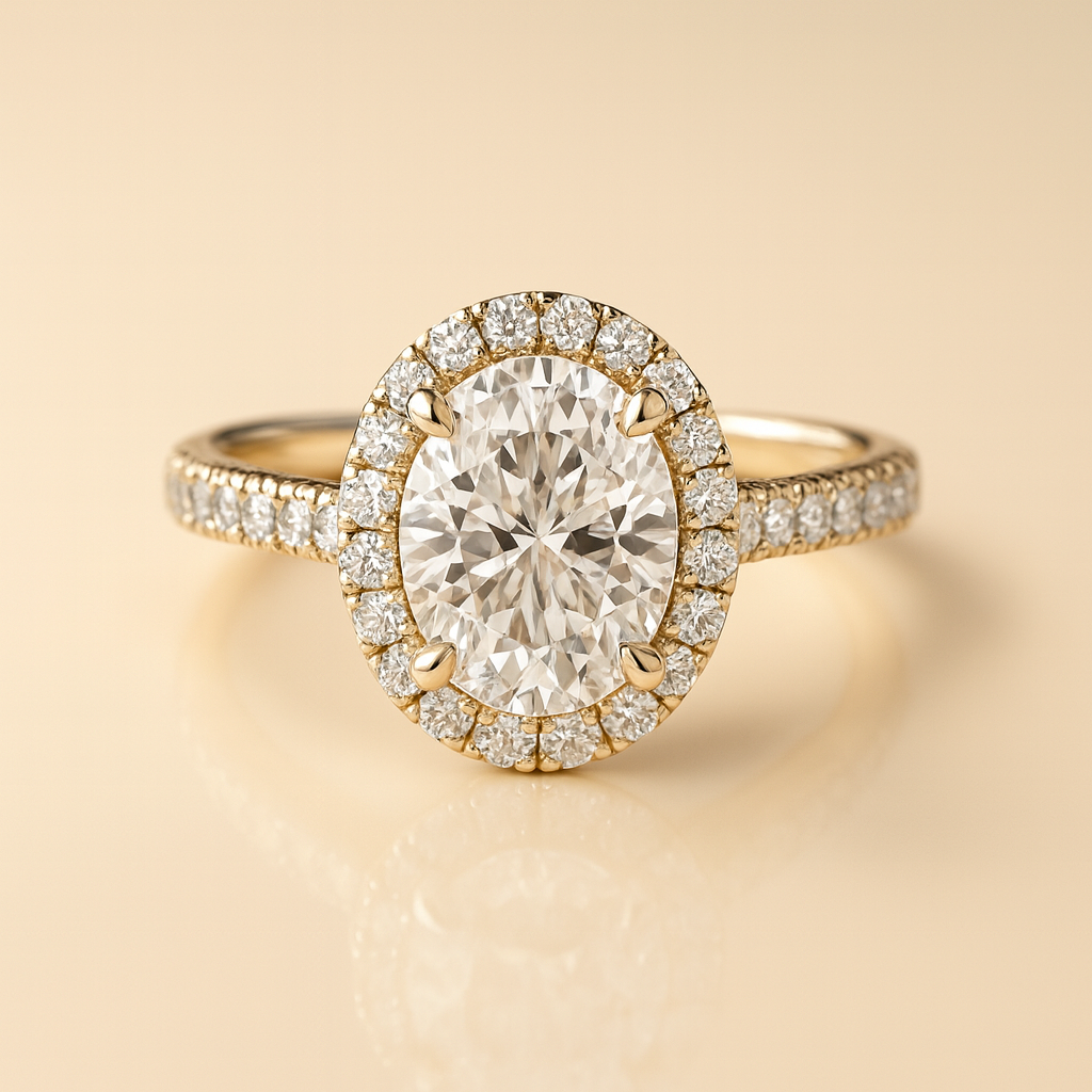 Oval Halo Diamond