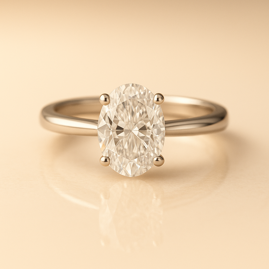 Oval Solitaire Diamond