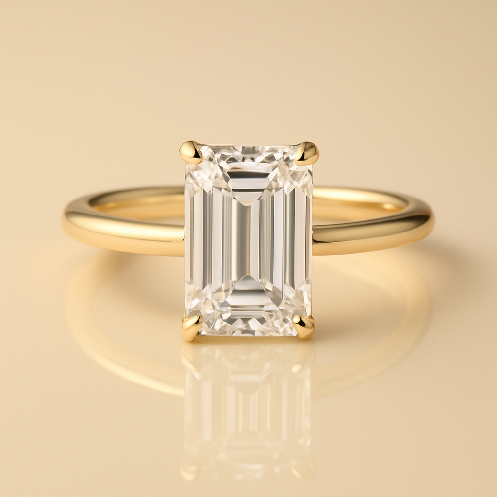 Emerald Solitaire Diamond