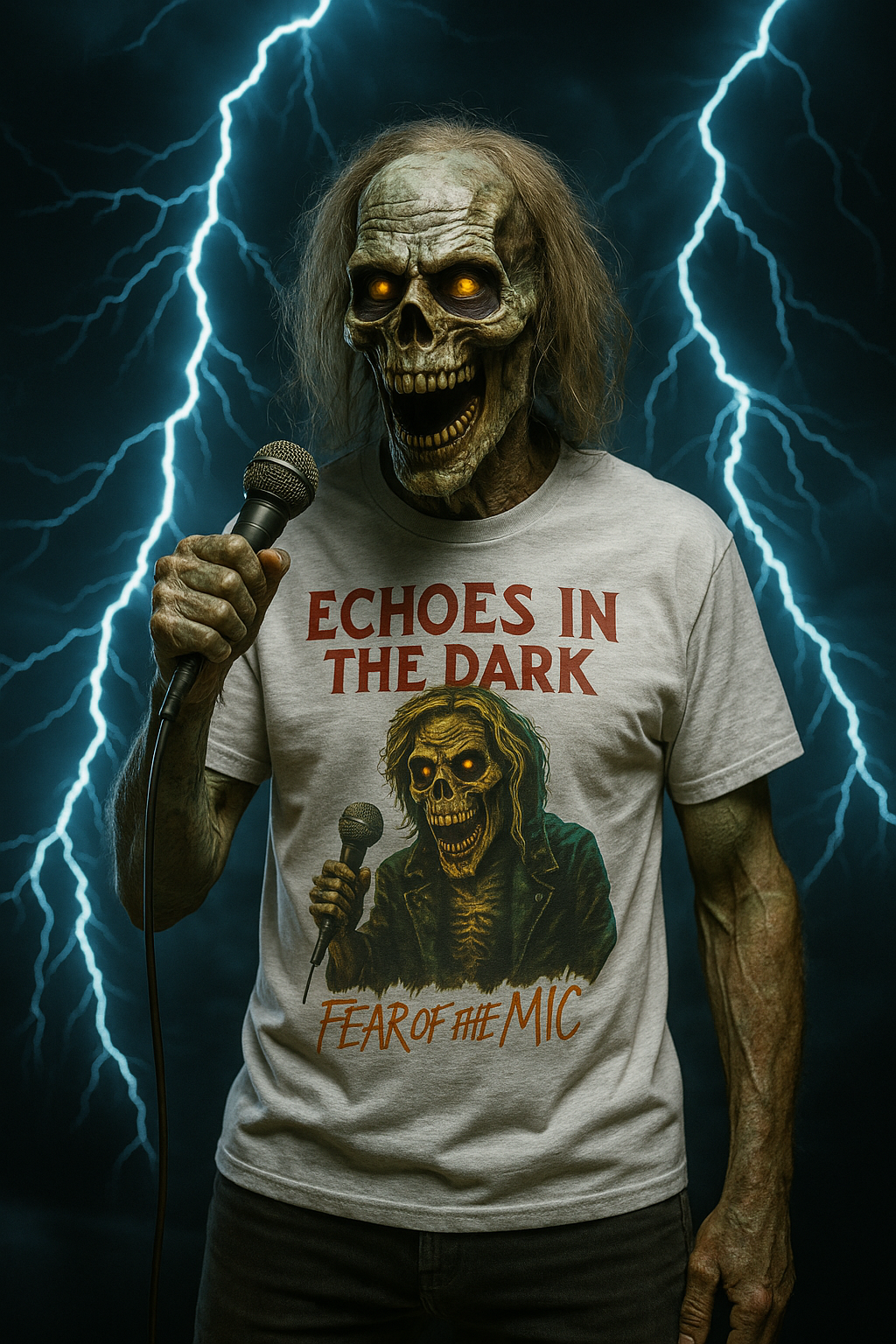 Echoes in the Dark-Fear of the Mic Unisex T-shirt