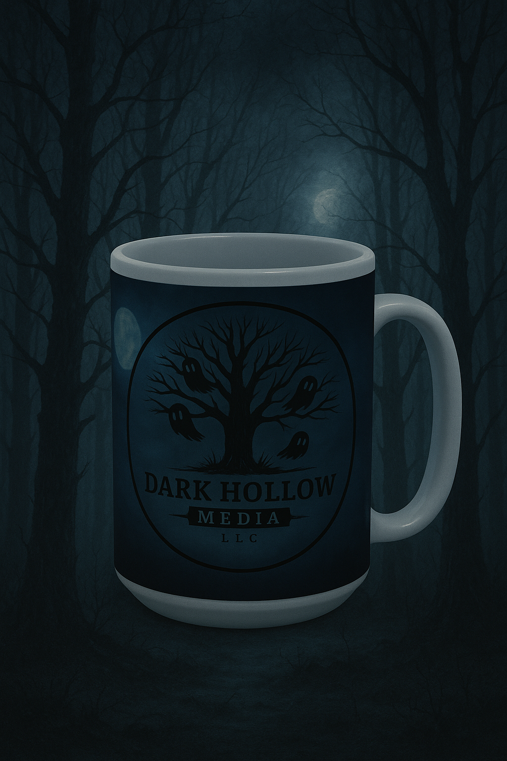 DHM Spooky Logo 15oz Coffee Mug