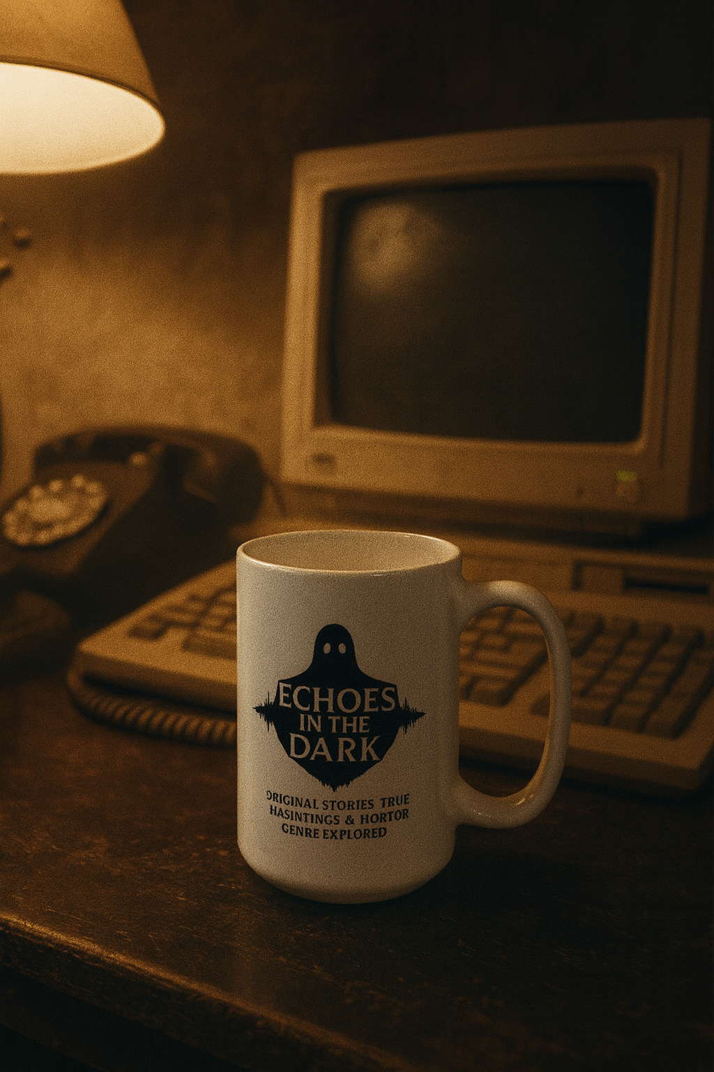 Echoes in the Dark White 15oz Coffee Mug