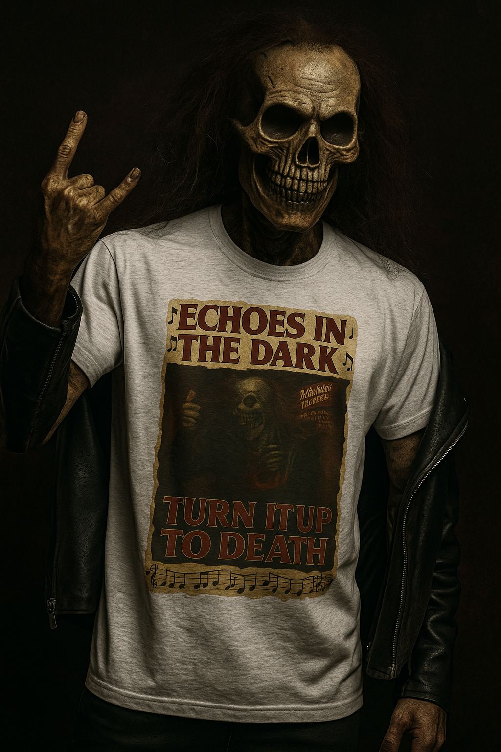 Echoes in the Dark -Turn it Up to Death Unisex T-shirt