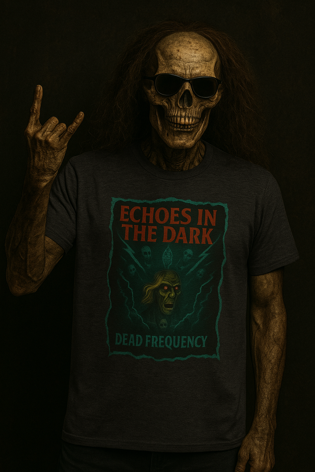 Echoes in the Dark-Dead Frequency Unisex T-shirt