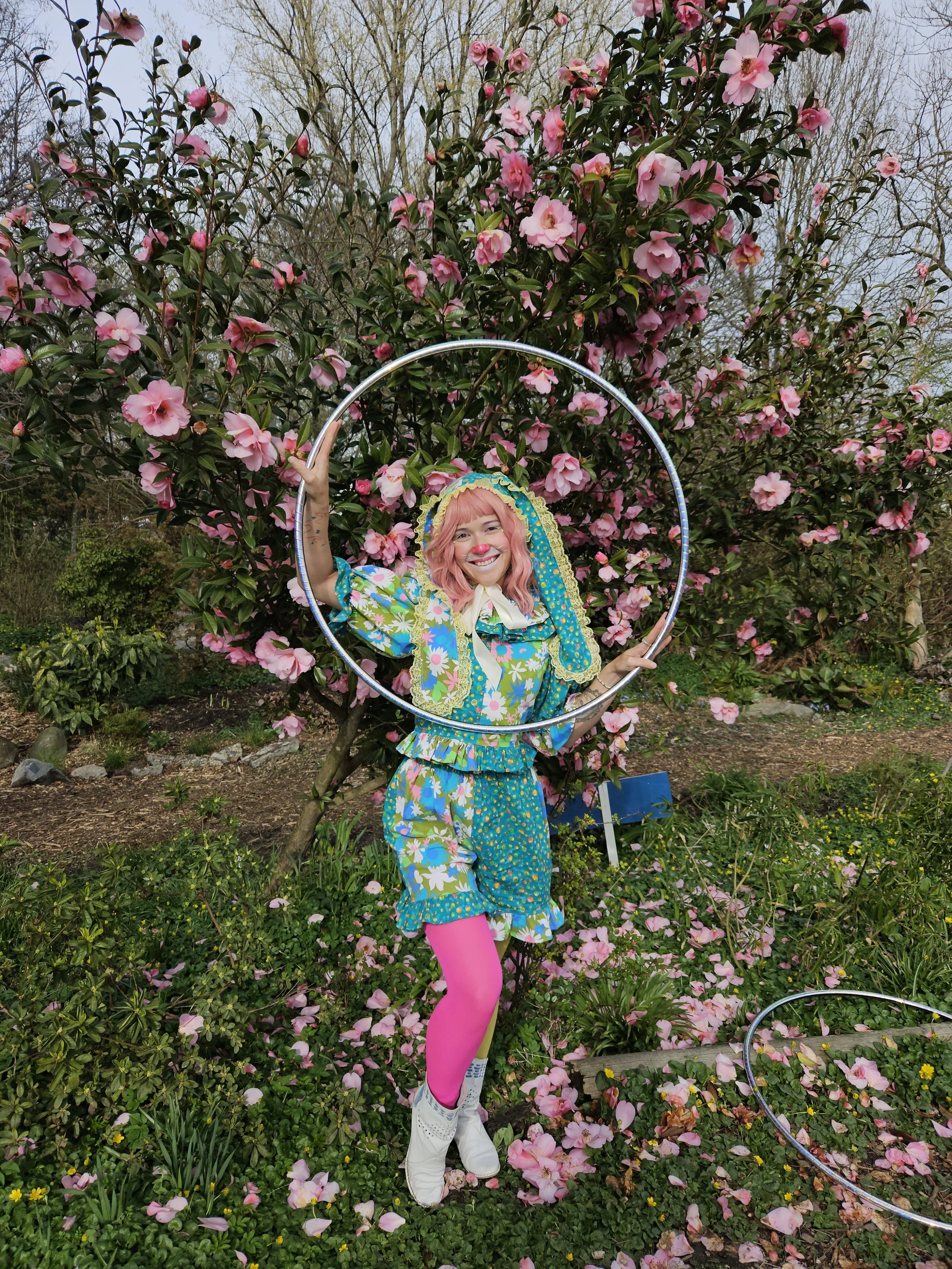 Flower Bunny Hula Hooper Character