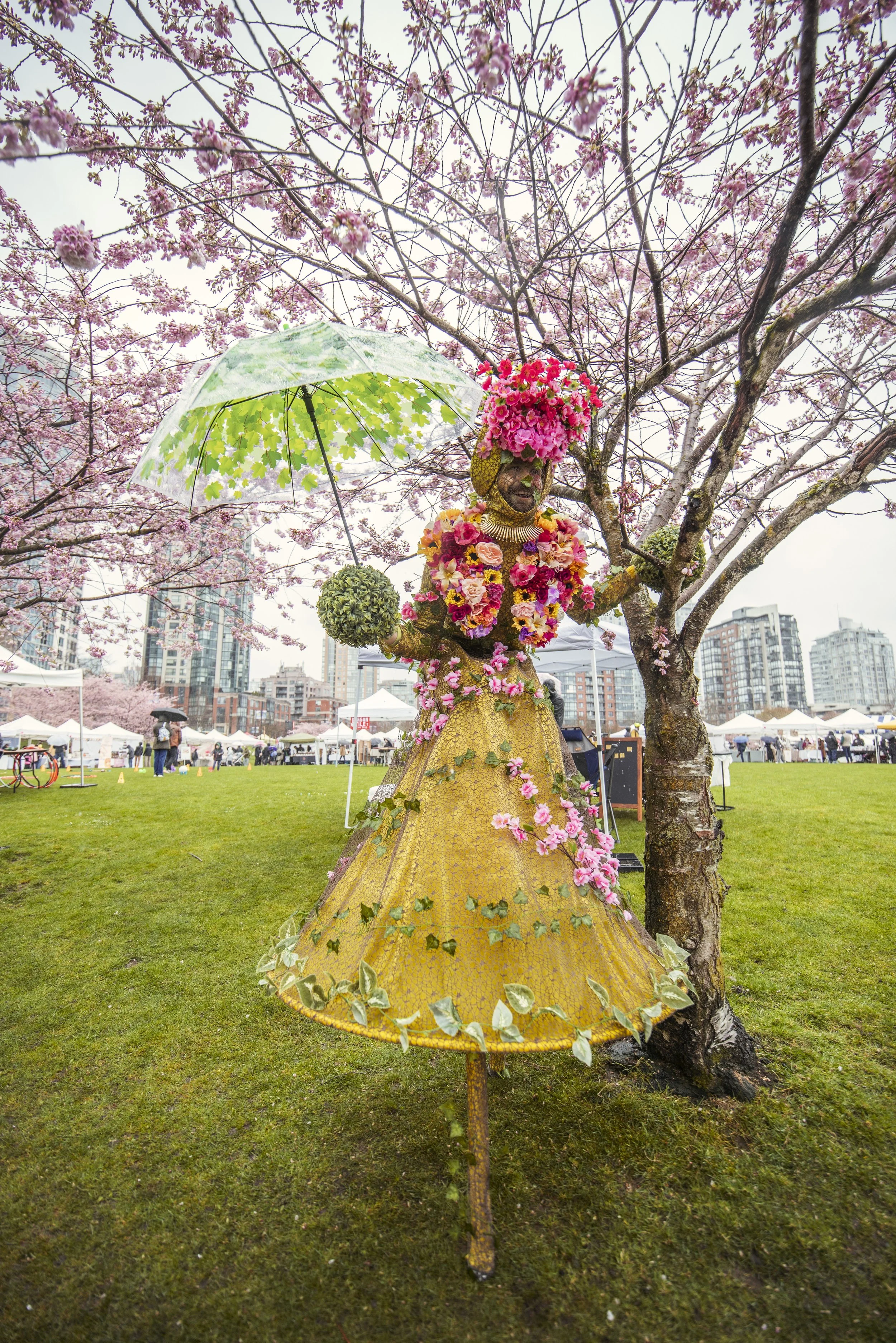 The Avant Gardener Stilt Character @ Vancouver Cherry Blossom Festival 2025