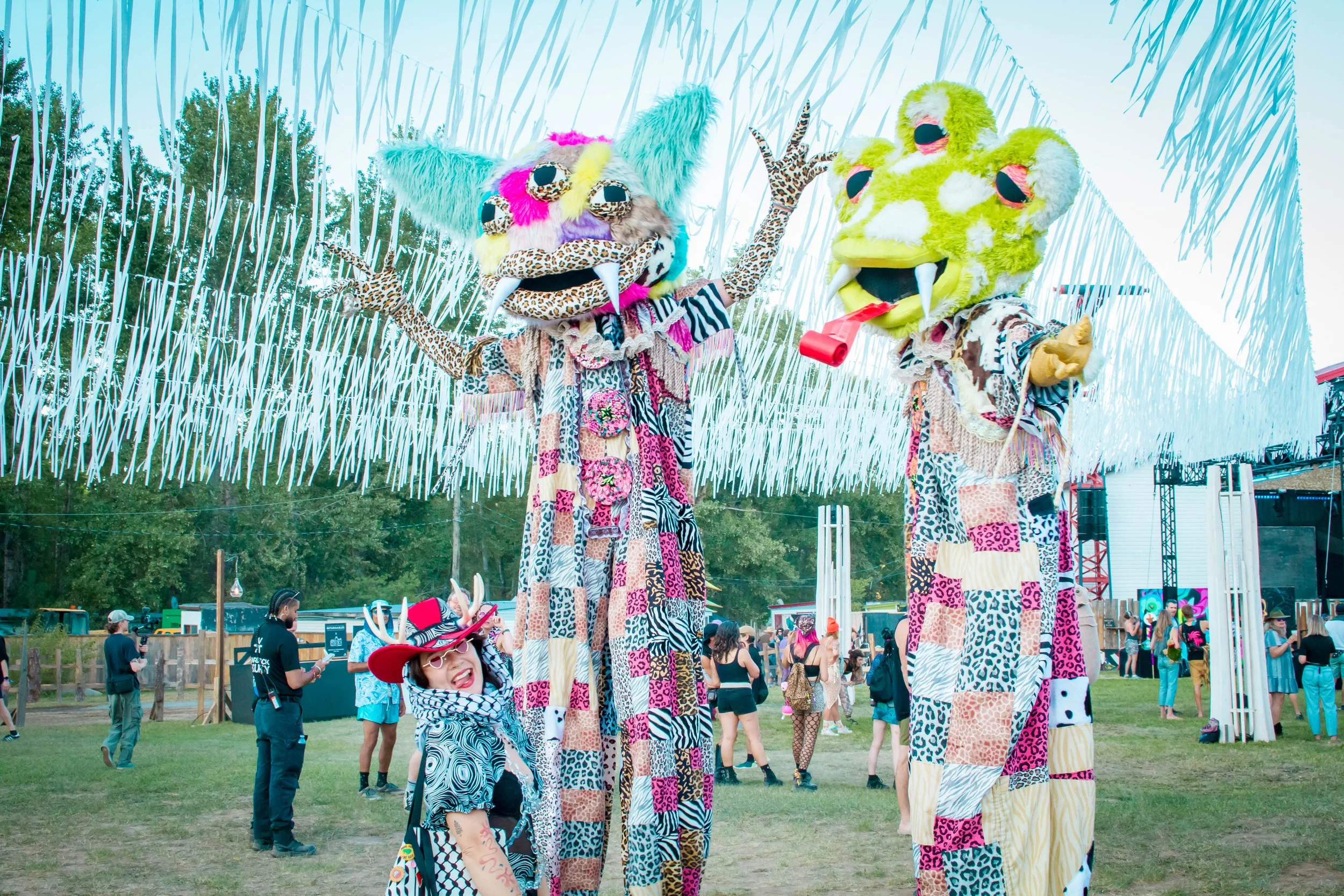 "Wild Things" Stilt Characters @ Bass Coast Festival 2025