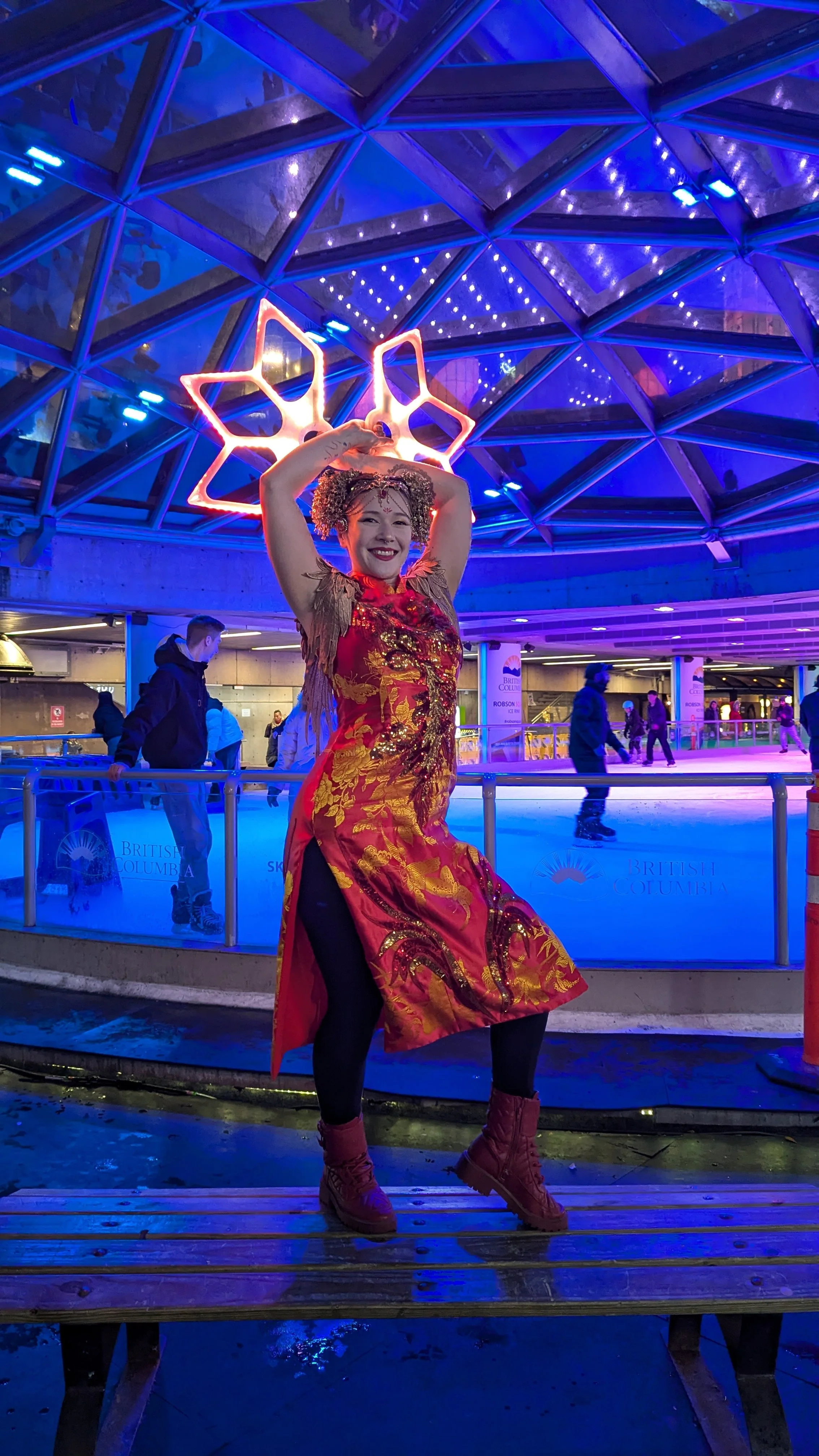 Lunar New Year Phoenix Outfit with LED fans @ Destination Downtown 2026
