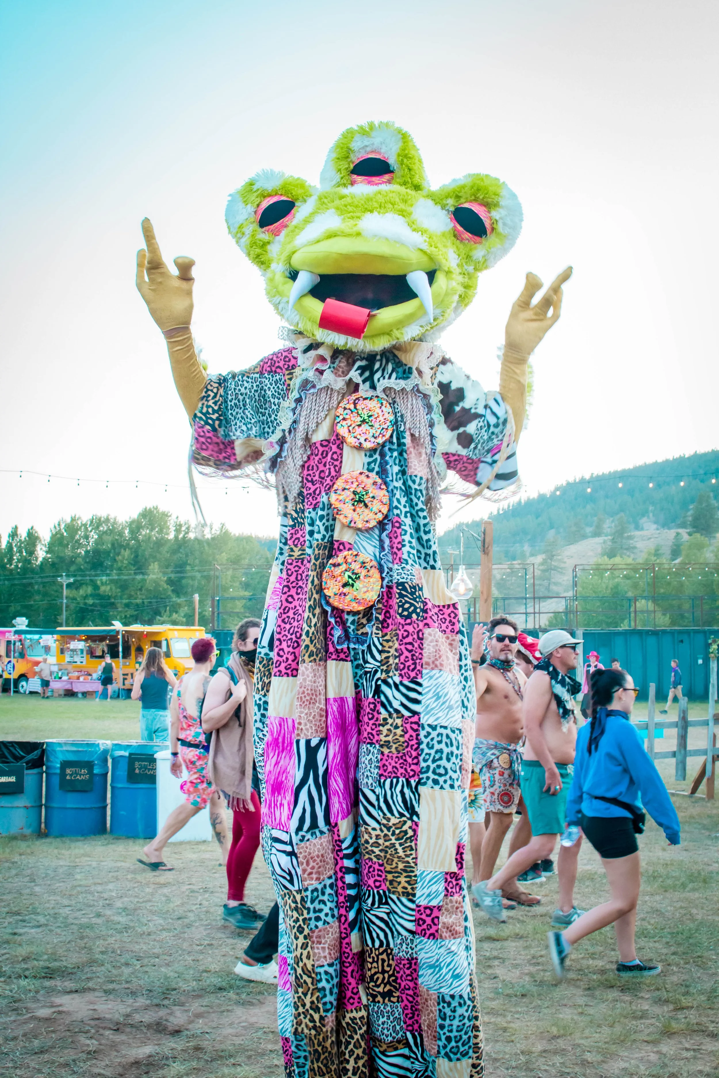 Froggie Wild Thing Character @ Bass Coast Festival 2025
