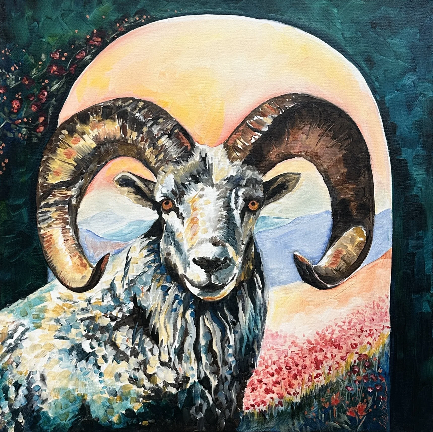 "Liminal" Oil on canvas, 24"X24" SOLD